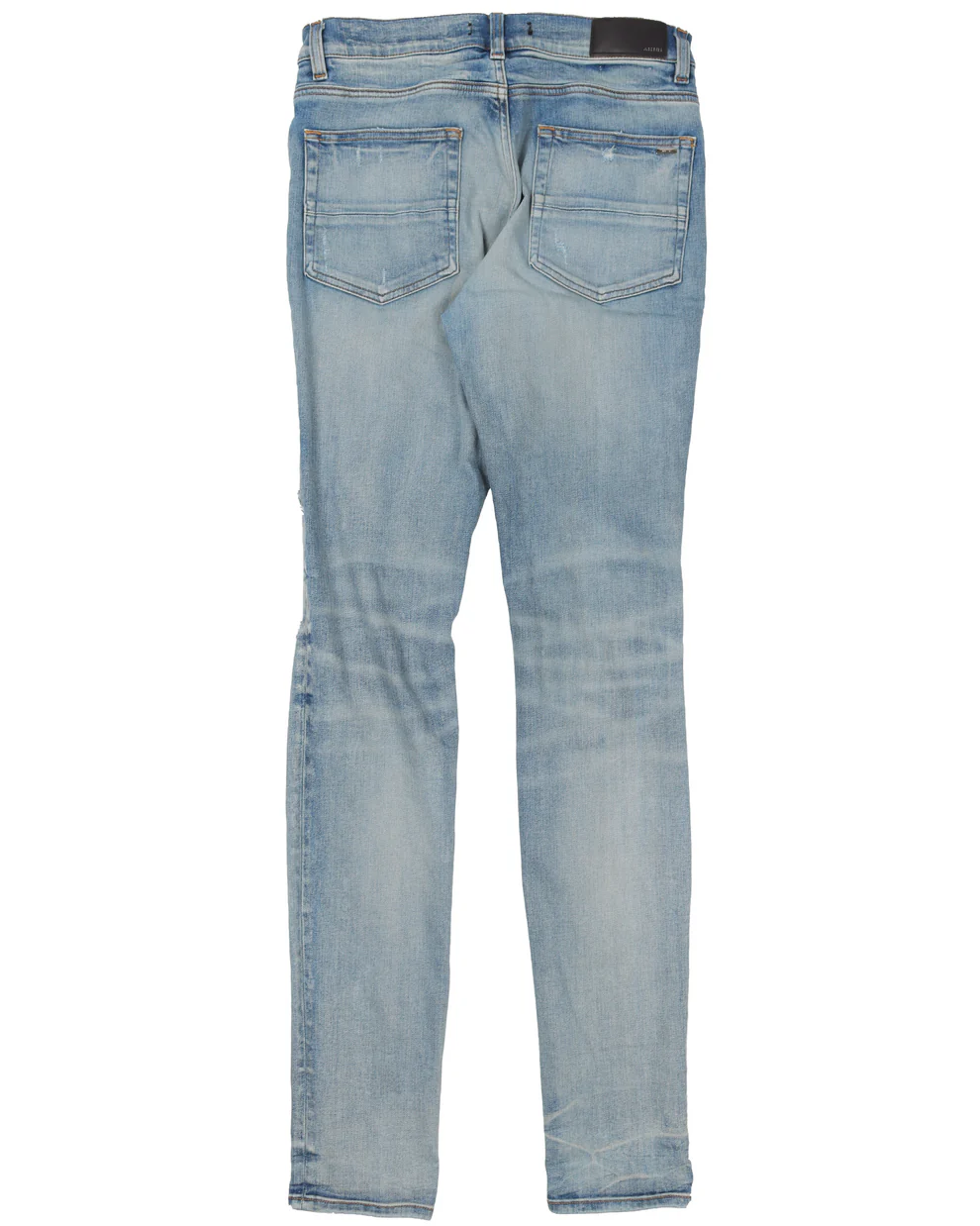 AMIRI CLAY INDIGO PYTHON PATCH THRASHER - Thumbnail 2