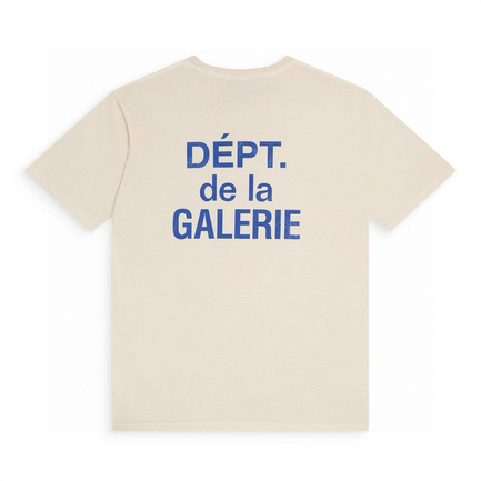 GALLERY DEPT FRENCH TEE CREAM/BLUE - Thumbnail 2