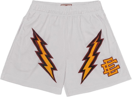 GALLERY DEPT LIGHTNING SHORTS WHITE
