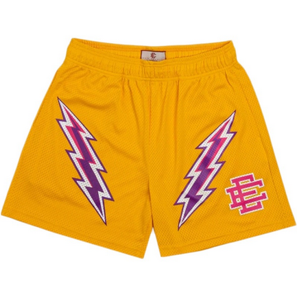 GALLERY DEPT LIGHTNING SHORTS YELLOW